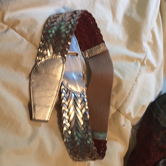 Metallic elastic belt Anthropologie - Picture 1 of 3